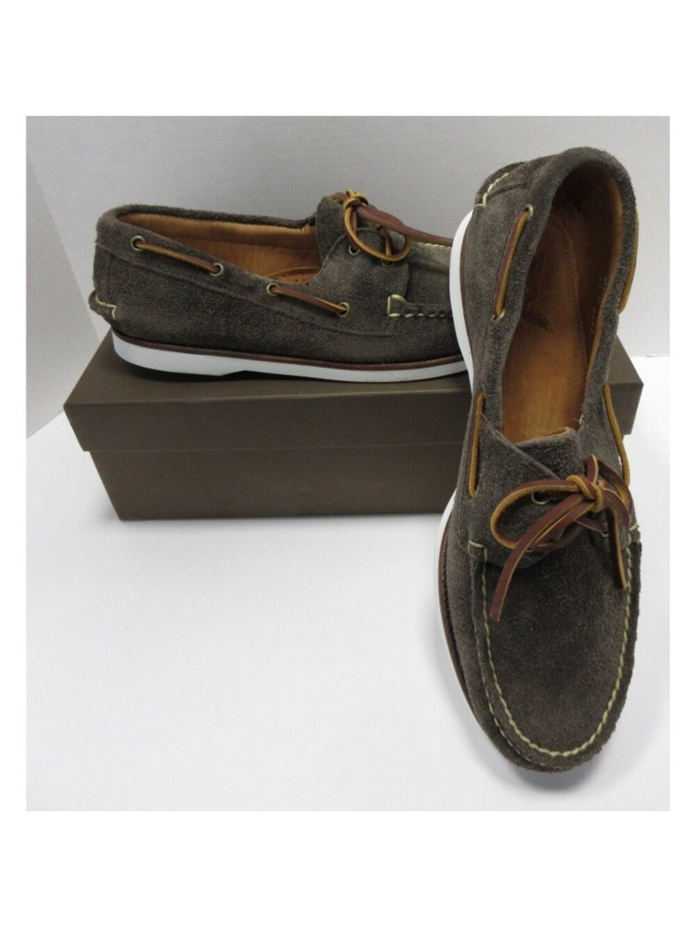 Mark McNairy Boat Shoes 11 D Suede Rancourt Eastland Moccasin USA NEW
